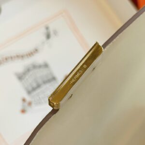 Túi Đeo Chéo Hermes Constance Nữ Màu Trắng Replica 11 19cm (2)