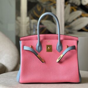 Túi Hermes Birkin 30 Togo Ghw Replica 11 Mix 2 Màu 30cm (2)