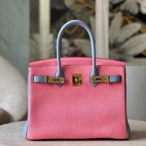 Túi Hermes Birkin 30 Togo Ghw Replica 11 Mix 2 Màu 30cm (2)
