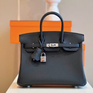 Túi Hermes Birkin Mix Phw Togo Nữ Màu Đen Rep 11 Cao Cấp 25cm (2)