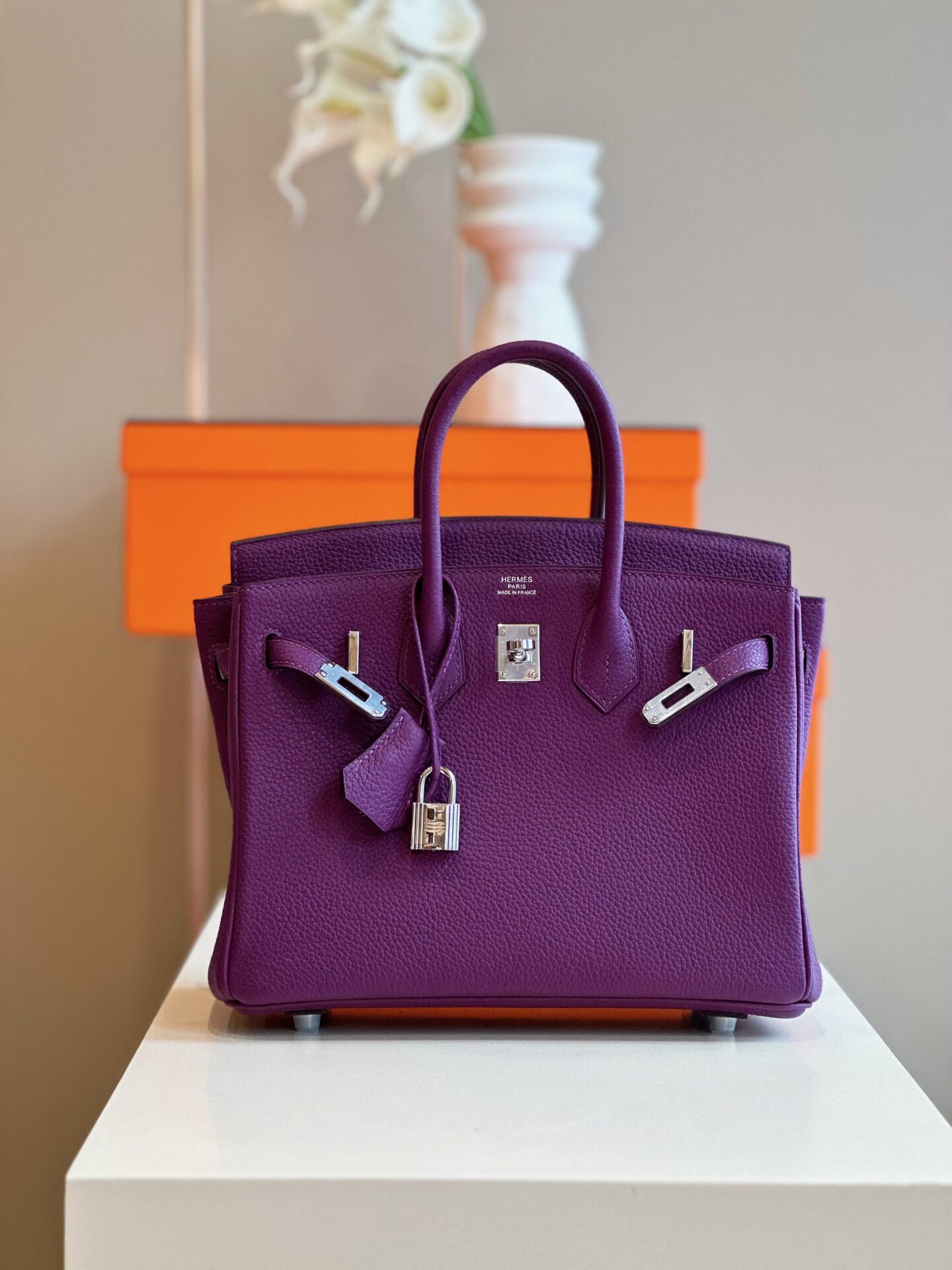 Túi Hermes Birkin Mix Phw Togo Nữ Màu Tím Replica 11 Cao Cấp 25cm (2) Túi Hermes Birkin Mix Phw Togo Nữ Màu Tím Replica 11 Cao Cấp 25cm (2)