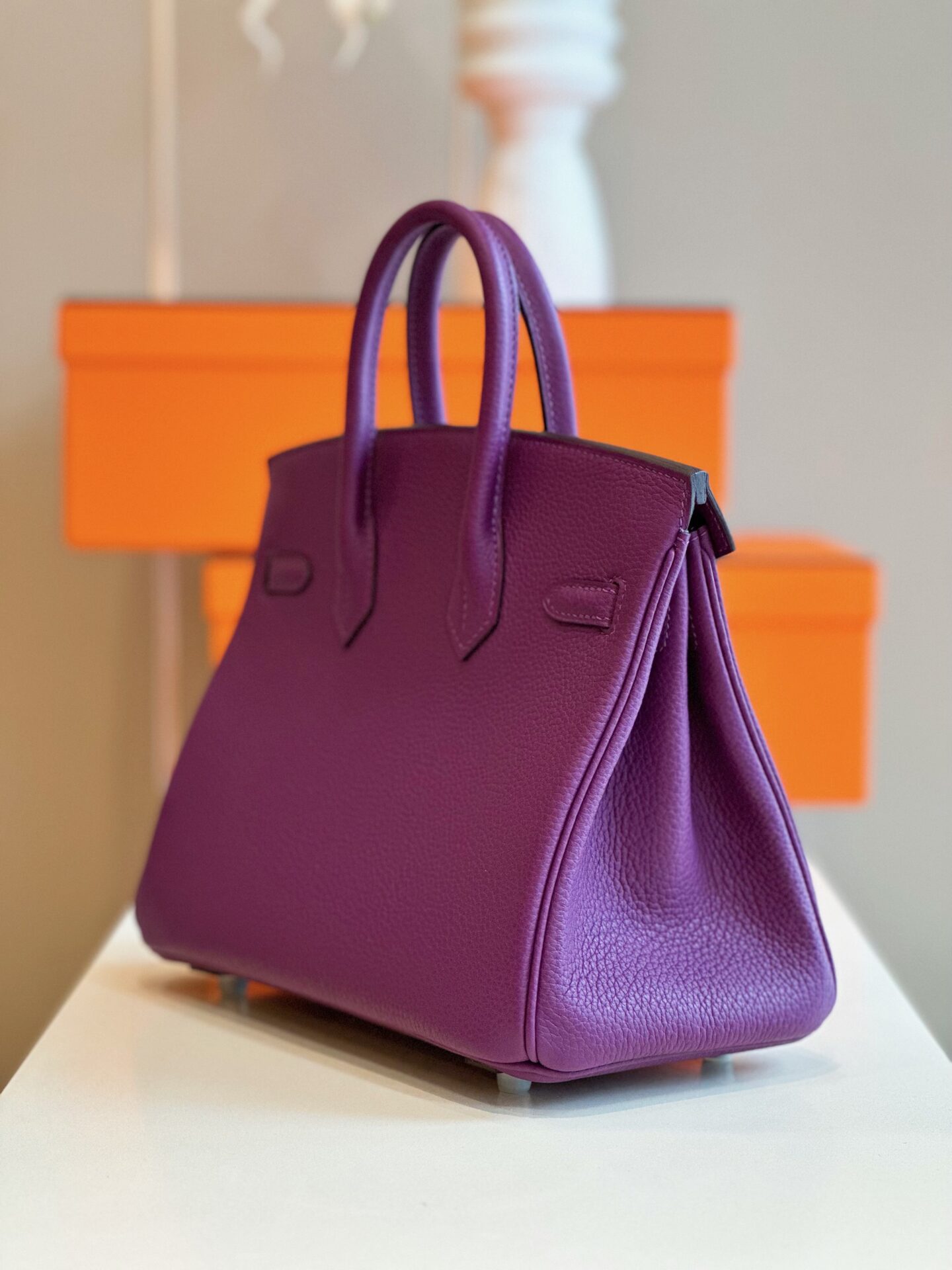 Túi Hermes Birkin Mix Phw Togo Nữ Màu Tím Replica 11 Cao Cấp 25cm (4) Túi Hermes Birkin Mix Phw Togo Nữ Màu Tím Replica 11 Cao Cấp 25cm (2)