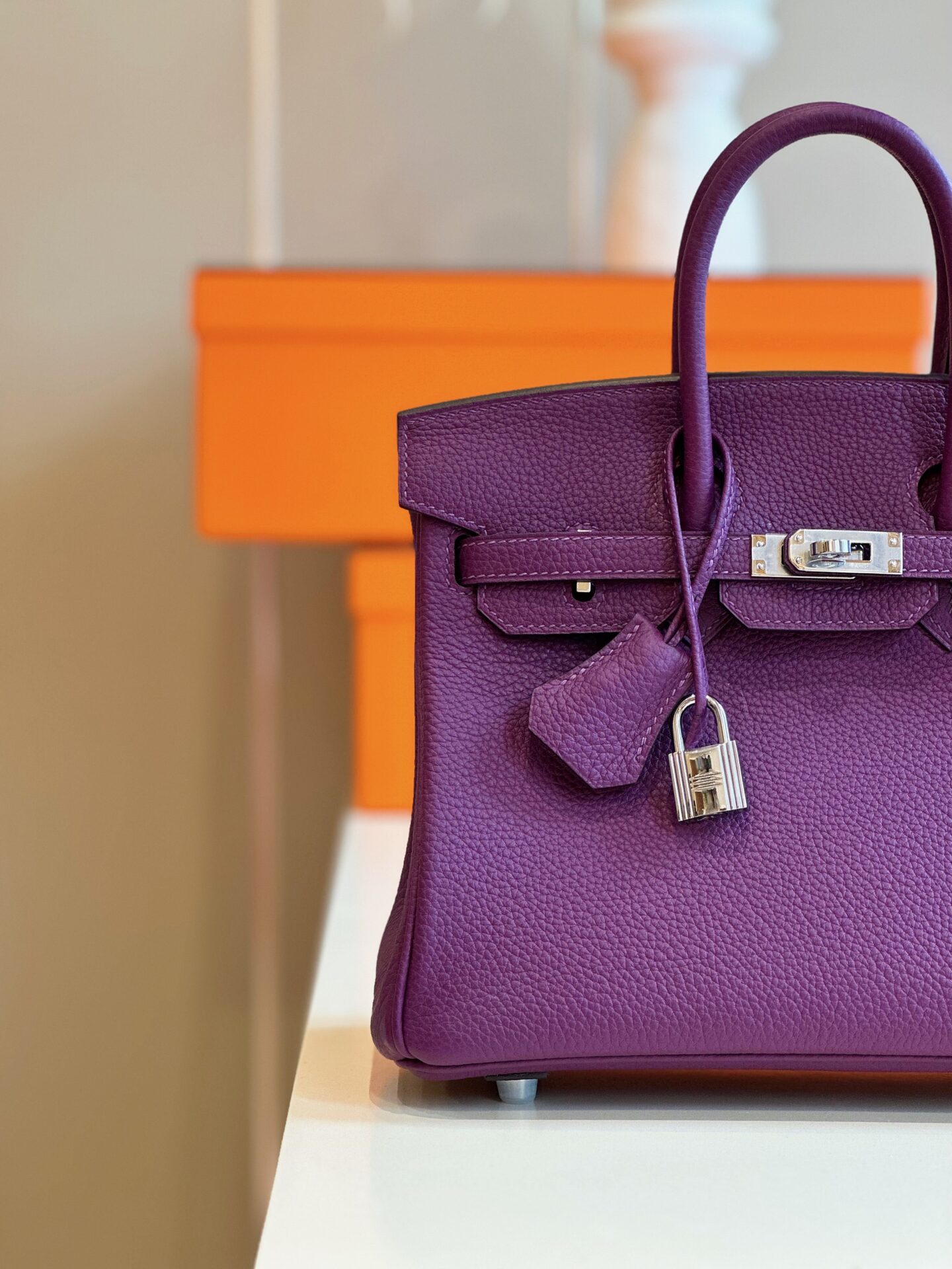 Túi Hermes Birkin Mix Phw Togo Nữ Màu Tím Replica 11 Cao Cấp 25cm (6) Túi Hermes Birkin Mix Phw Togo Nữ Màu Tím Replica 11 Cao Cấp 25cm (2)