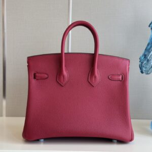 Túi Hermes Birkin Mix Phw Togo Replica 11 Cao Cấp Màu Đỏ 25cm (2)