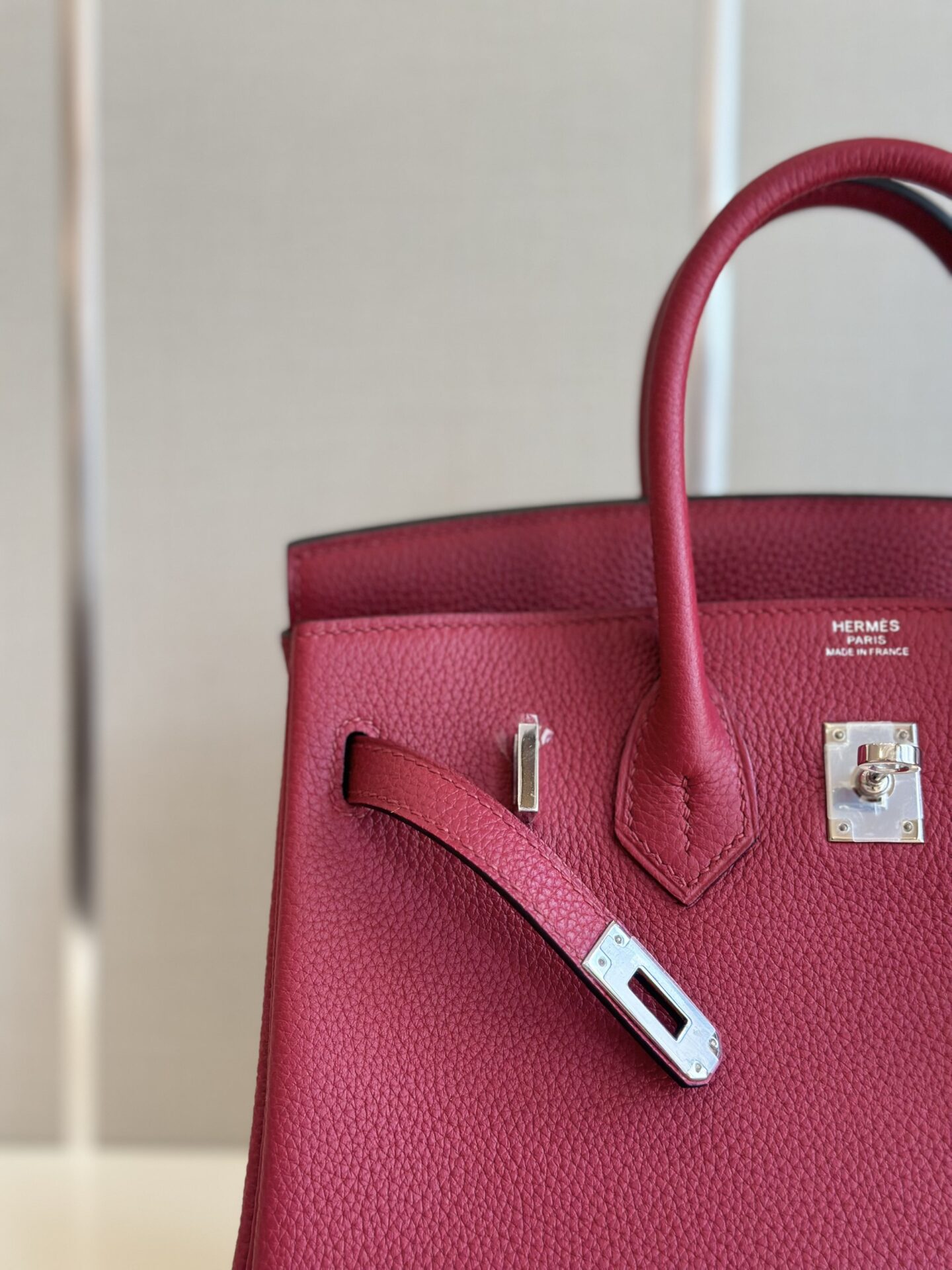 Túi Hermes Birkin Mix Phw Togo Replica 11 Cao Cấp Màu Đỏ 25cm (3) Túi Hermes Birkin Mix Phw Togo Replica 11 Cao Cấp Màu Đỏ 25cm (2)