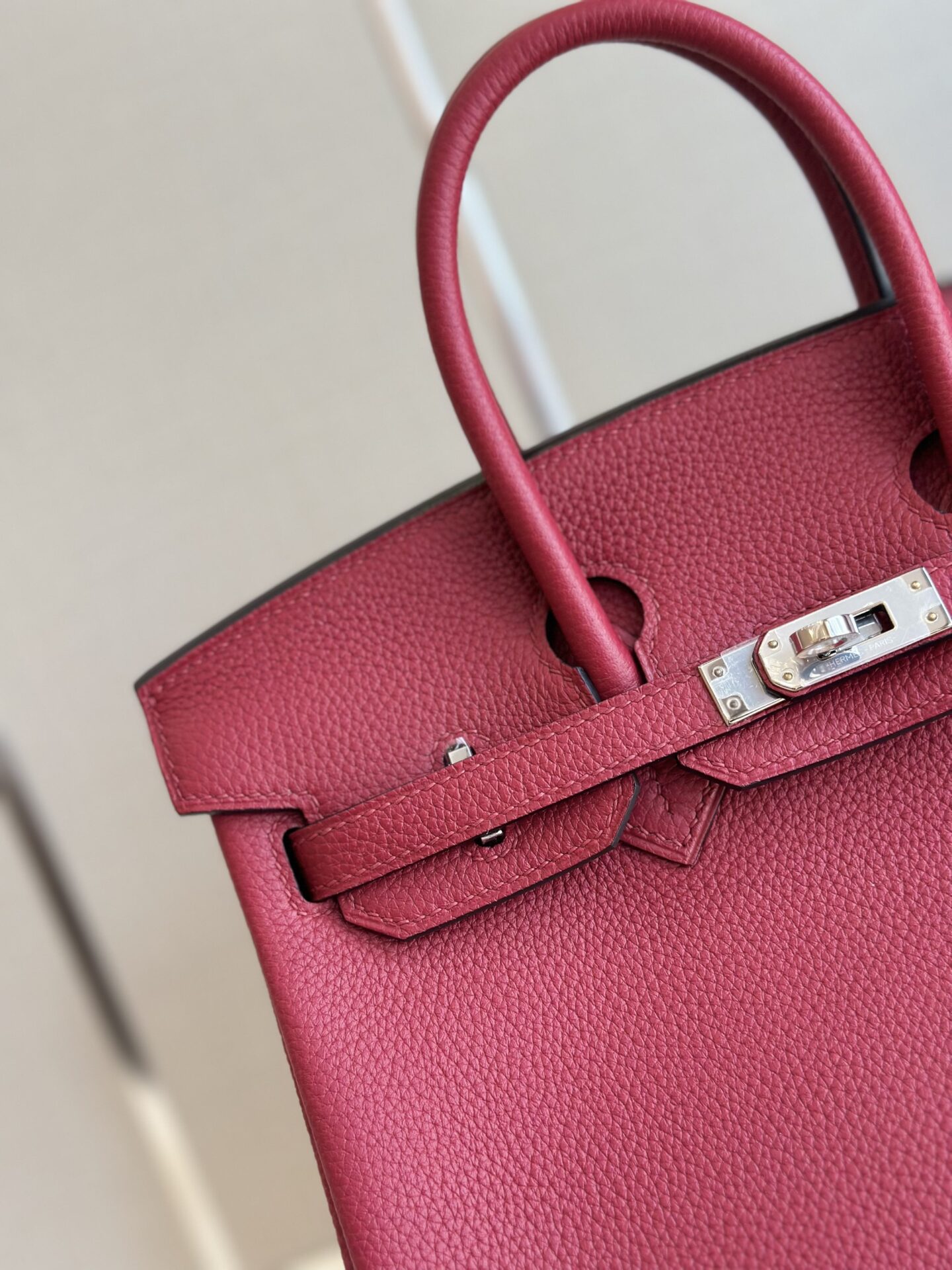 Túi Hermes Birkin Mix Phw Togo Replica 11 Cao Cấp Màu Đỏ 25cm (4) Túi Hermes Birkin Mix Phw Togo Replica 11 Cao Cấp Màu Đỏ 25cm (2)
