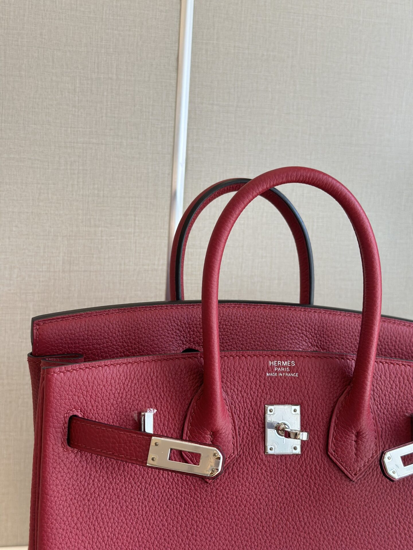 Túi Hermes Birkin Mix Phw Togo Replica 11 Cao Cấp Màu Đỏ 25cm (5) Túi Hermes Birkin Mix Phw Togo Replica 11 Cao Cấp Màu Đỏ 25cm (2)