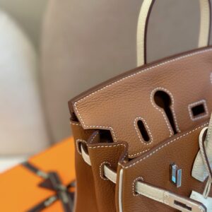 Túi Hermes Birkin Mix Phw Togo Replica 11 Màu Nâu 25cm (2)