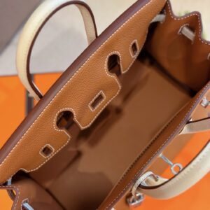 Túi Hermes Birkin Mix Phw Togo Replica 11 Màu Nâu 25cm (2)