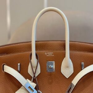 Túi Hermes Birkin Mix Phw Togo Replica 11 Màu Nâu 25cm (2)