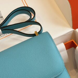 Túi Hermes Constance Nữ Màu Xanh Rep 11 Cao Cấp 19cm (2)