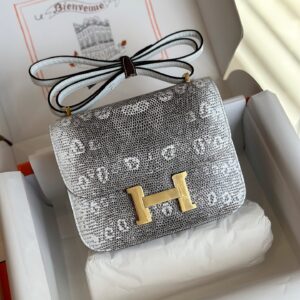 Túi Hermes Constance Omber Lizard Nữ Da Thằn Lằn Replica 11 Cao Cấp 19cm (11)