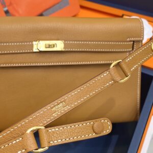Túi Hermes Elan Da Cherver Màu Nâu Siêu Cấp 27 (2)