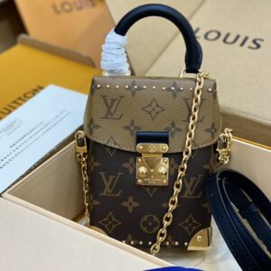 Túi Louis Vuitton LV Dạng Hộp Camera Box Siêu Cấp 12,5x17,5cm (1)