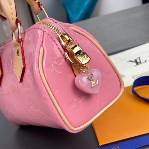 Túi Louis Vuitton LV Nano Speedy Pink Replica 11 Cao Cấp 16x10x7 (2)