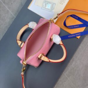 Túi Louis Vuitton LV Nano Speedy Pink Replica 11 Cao Cấp 16x10x7 (2)