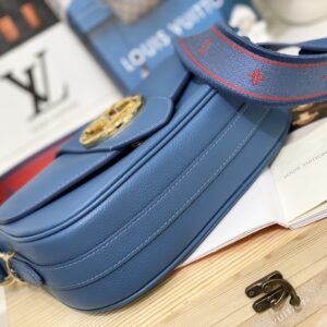 Túi Louis Vuitton LV Pont 9 Siêu Cấp Màu Xanh 24mm (2)