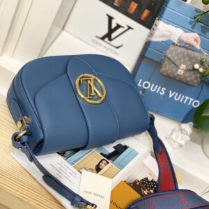 Túi Louis Vuitton LV Pont 9 Siêu Cấp Màu Xanh 24mm (2)