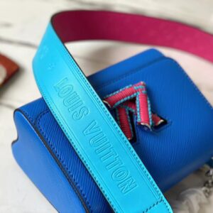 Túi Louis Vuitton LV Twist Màu Xanh Replica 11 Cao Cấp 24cm (2)