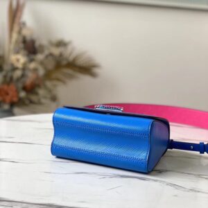 Túi Louis Vuitton LV Twist Màu Xanh Replica 11 Cao Cấp 24cm (2)