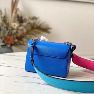 Túi Louis Vuitton LV Twist Màu Xanh Replica 11 Cao Cấp 24cm (2)