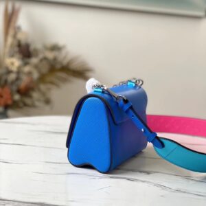 Túi Louis Vuitton LV Twist Màu Xanh Replica 11 Cao Cấp 24cm (2)