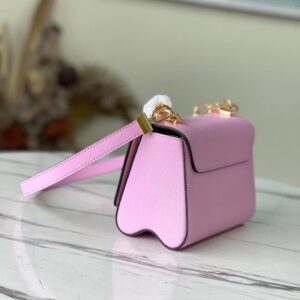 Túi Louis Vuitton LV Twist Nữ Màu Hồng Khóa Vàng Replica 11 24cm (2)