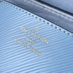 Túi Louis Vuitton LV Twist Nữ Màu Xanh Khóa Vàng Replica 11 24cm (2)