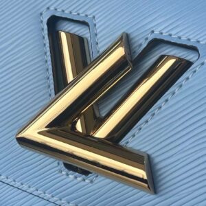 Túi Louis Vuitton LV Twist Nữ Màu Xanh Khóa Vàng Replica 11 24cm (2)