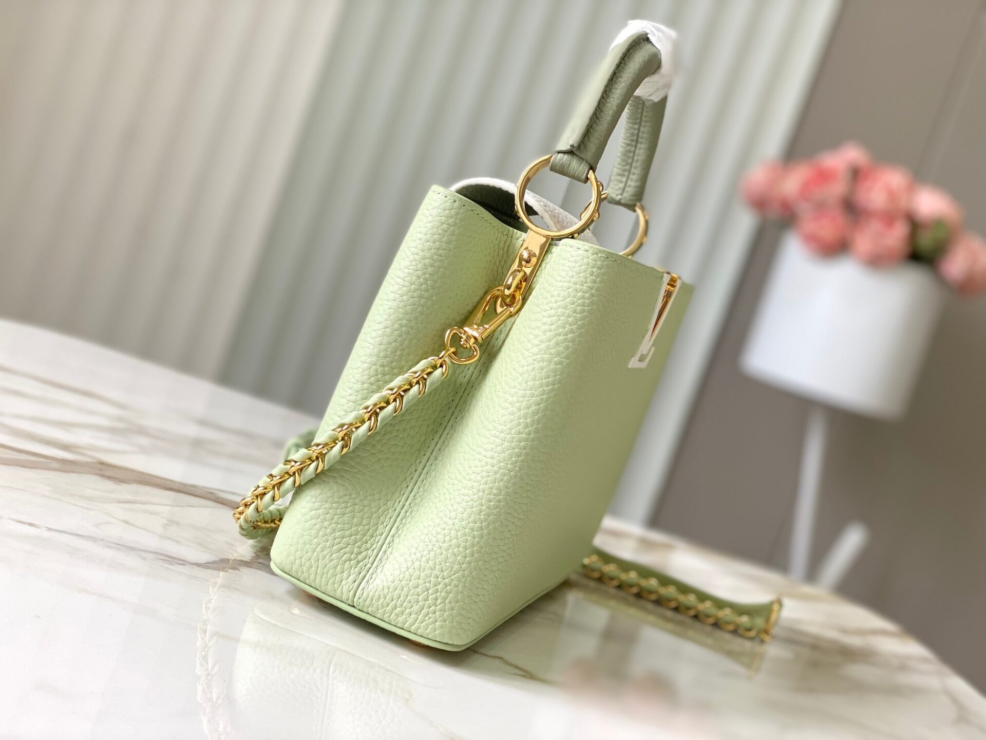 Túi Nữ Louis Vuitton LV Capucines BB Replica 11 Cao Cấp 27x18x9cm (2)