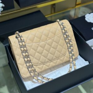 Túi Xách Cao Cấp Chanel Classic Khóa Bạc 25cm (2)