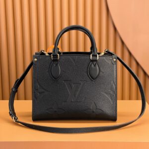 Túi Xách Cao Cấp Louis Vuitton LV On The Go Họa Tiết Dập Chìm 25cm (2)