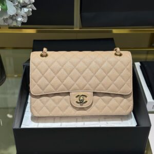 Túi Xách Chanel Classic Flap Bag Medium Siêu Cấp Khóa Vàng 25cm (2)
