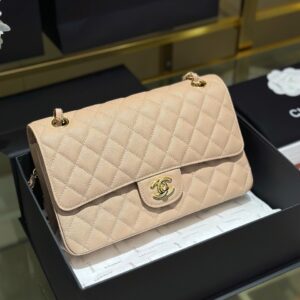 Túi Xách Chanel Classic Flap Bag Medium Siêu Cấp Khóa Vàng 25cm (2)