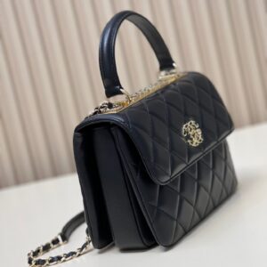 Túi Xách Chanel Tredy Bag Replica 11 Màu Đen 25cm (2)