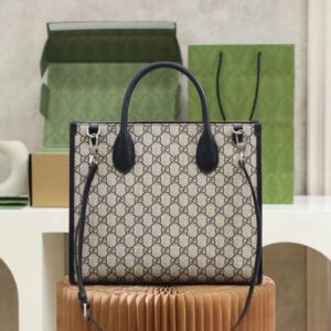 Túi Xách Gucci Small Tote Bag Canvas Siêu Cấp 35cm (2)