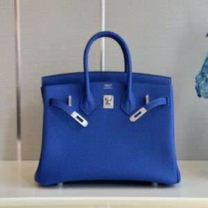 Túi Xách Hermes Birkin Mix Phw Togo Replica 11 Cao Cấp Màu Xanh 25cm (2)