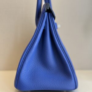 Túi Xách Hermes Birkin Mix Phw Togo Replica 11 Cao Cấp Màu Xanh 25cm (2)