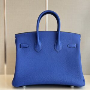 Túi Xách Hermes Birkin Mix Phw Togo Replica 11 Cao Cấp Màu Xanh 25cm (2)