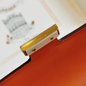 Túi Xách Hermes Constance Nữ Màu Cam Replica 11 19cm (2)