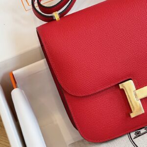 Túi Xách Hermes Constance Nữ Màu Đỏ Rep 11 Cao Cấp 19cm (1)