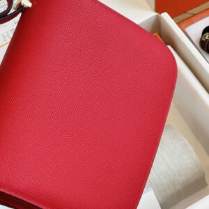 Túi Xách Hermes Constance Nữ Màu Đỏ Rep 11 Cao Cấp 19cm (1)