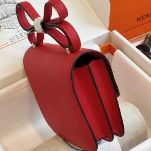Túi Xách Hermes Constance Nữ Màu Đỏ Rep 11 Cao Cấp 19cm (1)
