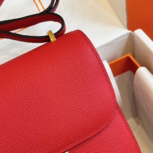 Túi Xách Hermes Constance Nữ Màu Đỏ Rep 11 Cao Cấp 19cm (1)