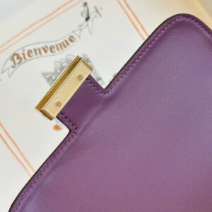Túi Xách Hermes Constance Nữ Màu Tím Replica 11 19cm (2)