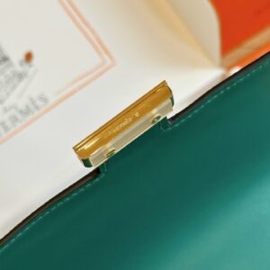 Túi Xách Hermes Constance Nữ Màu Xanh Lá Cây Cao Cấp 19cm (2)