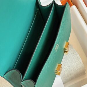 Túi Xách Hermes Constance Nữ Màu Xanh Lá Cây Cao Cấp 19cm (2)