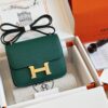 Túi Xách Hermes Constance Nữ Màu Xanh Lá Cây Cao Cấp 19cm (2)