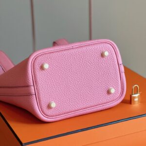 Túi Xách Hermes Picotin 18 Togo Replica 11 Nữ Màu Hồng 18cm (2)