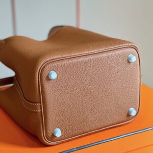 Túi Xách Hermes Picotin 18 Togo Replica 11 Nữ Màu Nâu 18cm (2)